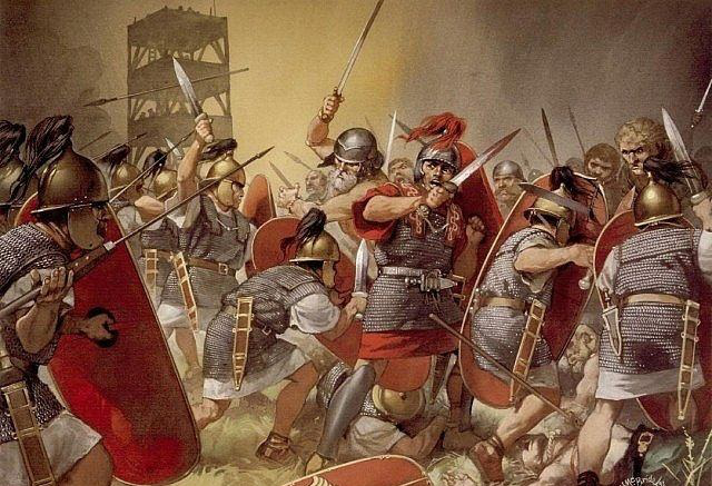 腐败与高傲铸就的惨败日耳曼人冲击下的罗马军团