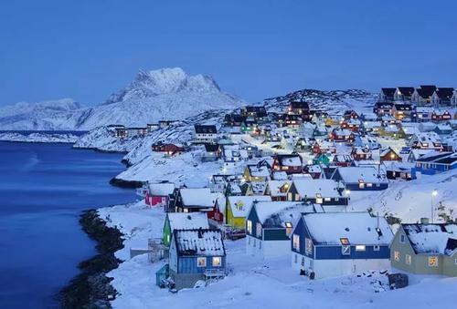 格陵兰岛常年逆温图片