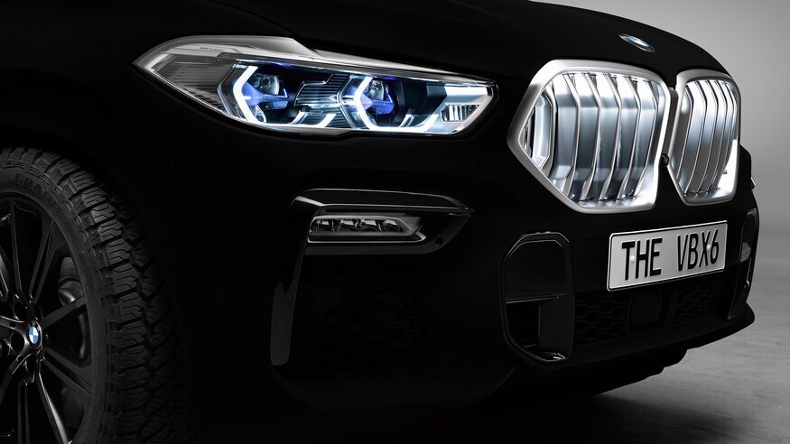 世界上最黑的车 宝马x6梵塔黑款