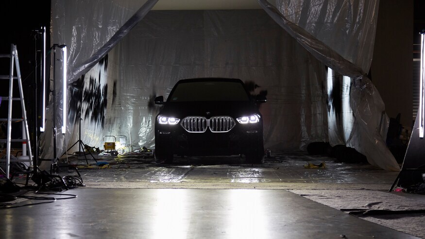 世界上最黑的车 宝马x6梵塔黑款