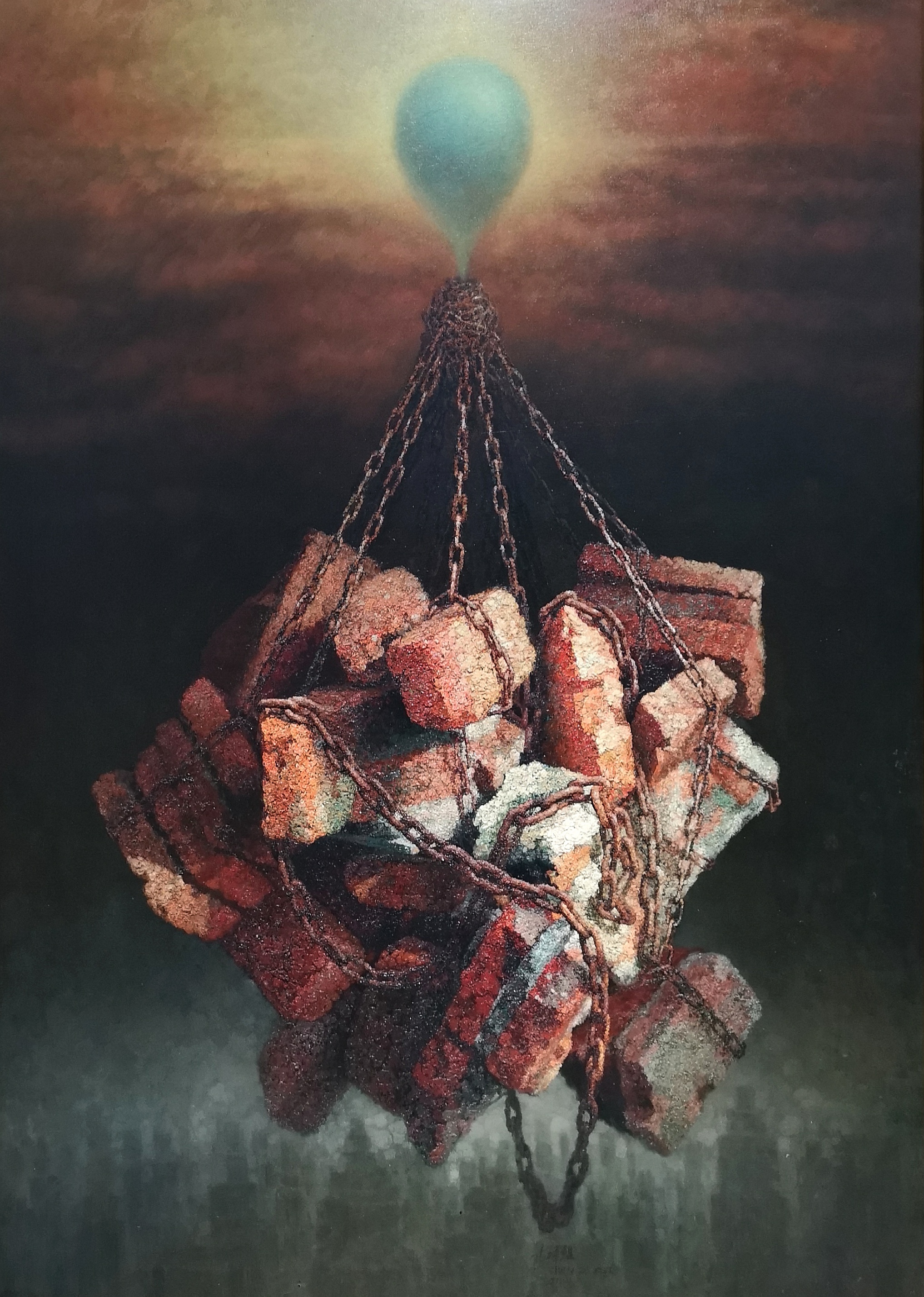 2017年11月纽约联合国总部环保主题油画展. 至今,致力于