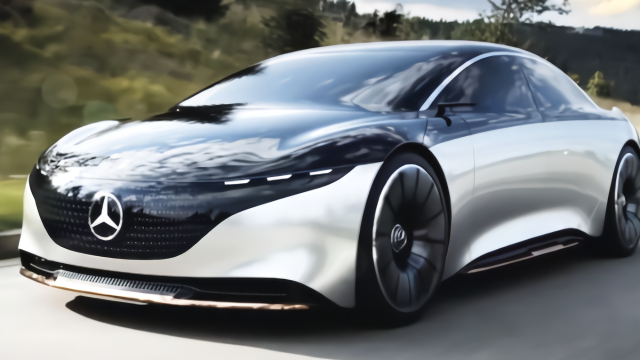 科技感十足奔驰visioneqs概念车正式发布