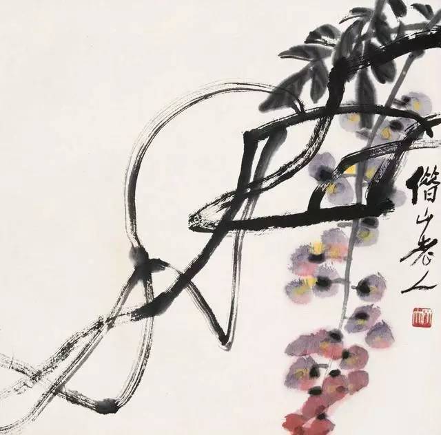 齐白石花鸟画欣赏笔愈简而神愈全故里山花此时开