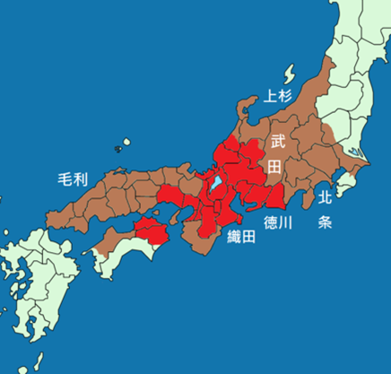 领土(越后国)靠近武田家(甲斐国)的上杉谦信,自然有很大的危机意识