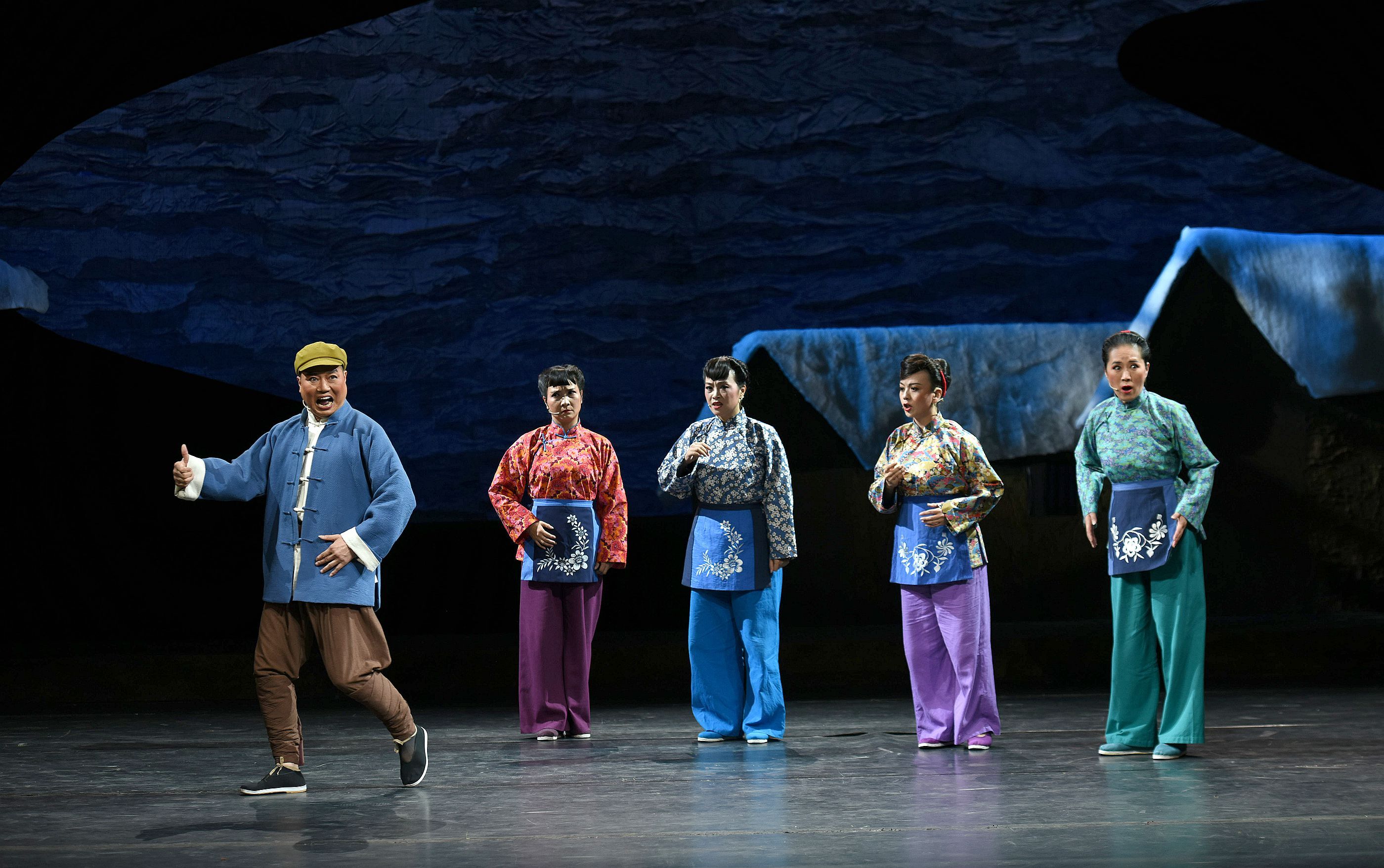 新编泗州戏淮水情上演