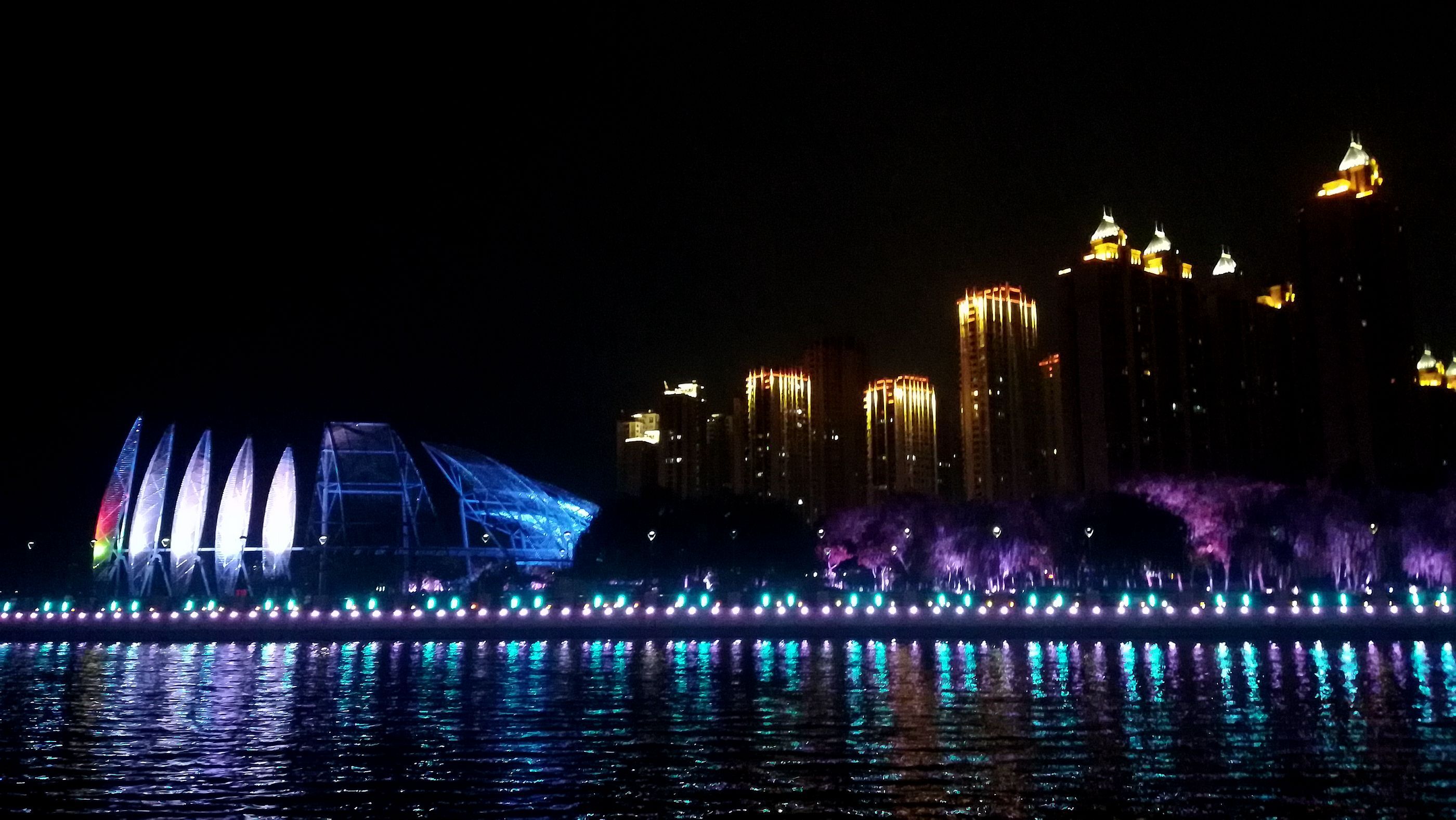 蚌埠龙湖夜色撩人