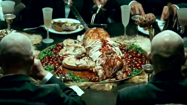 一场奢华的美食盛宴吃肉越多的人下场越惨人类的贪婪永无止境
