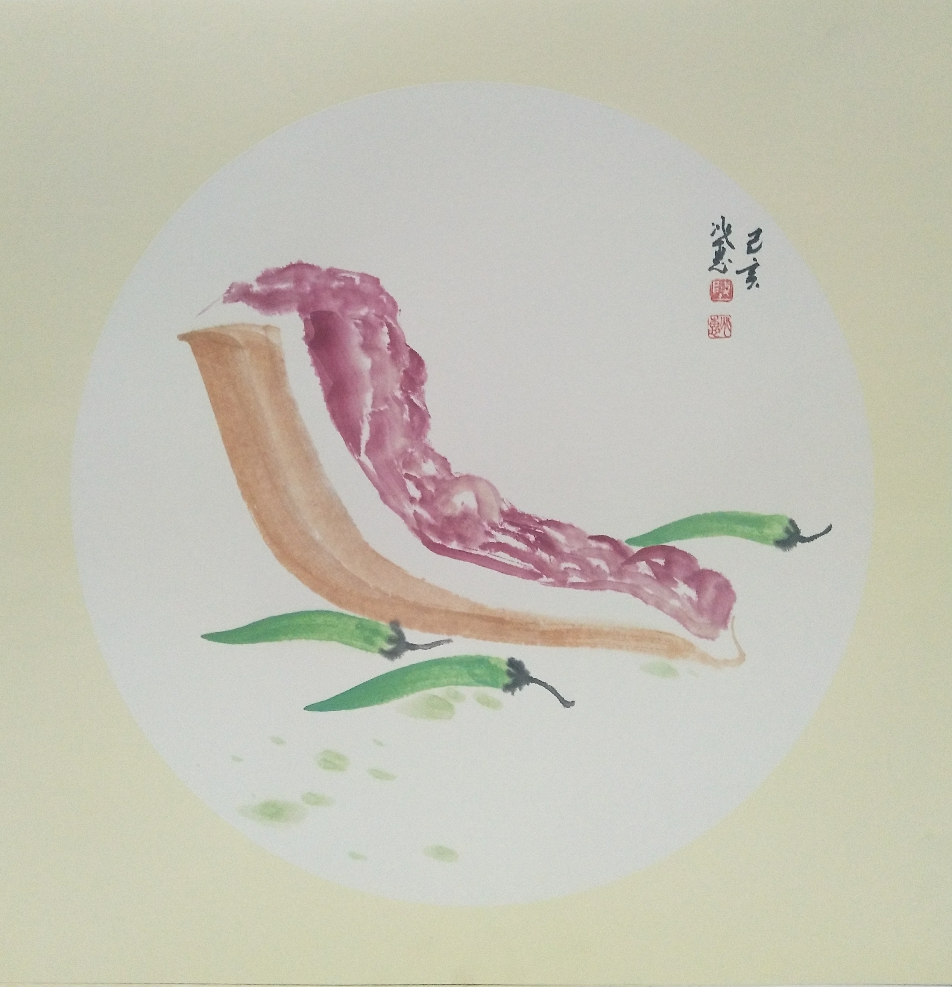 隐市卧山观云起,秃笔点酒气象新――陈兆惠国画小品欣赏__凤凰网