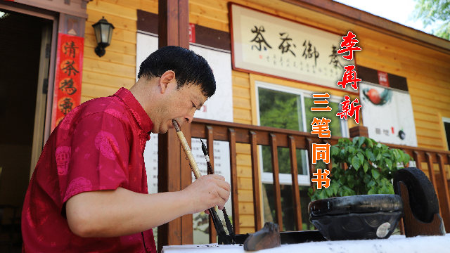 李再新三笔同书