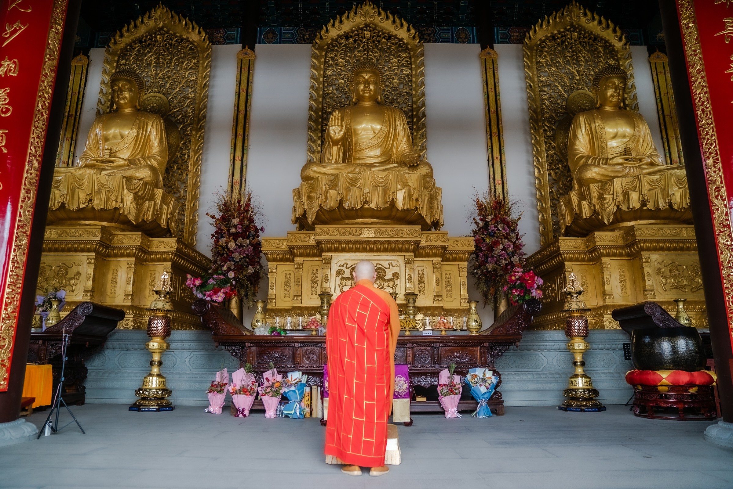 长春万寿寺九月十五上四圣供普佛法会实况