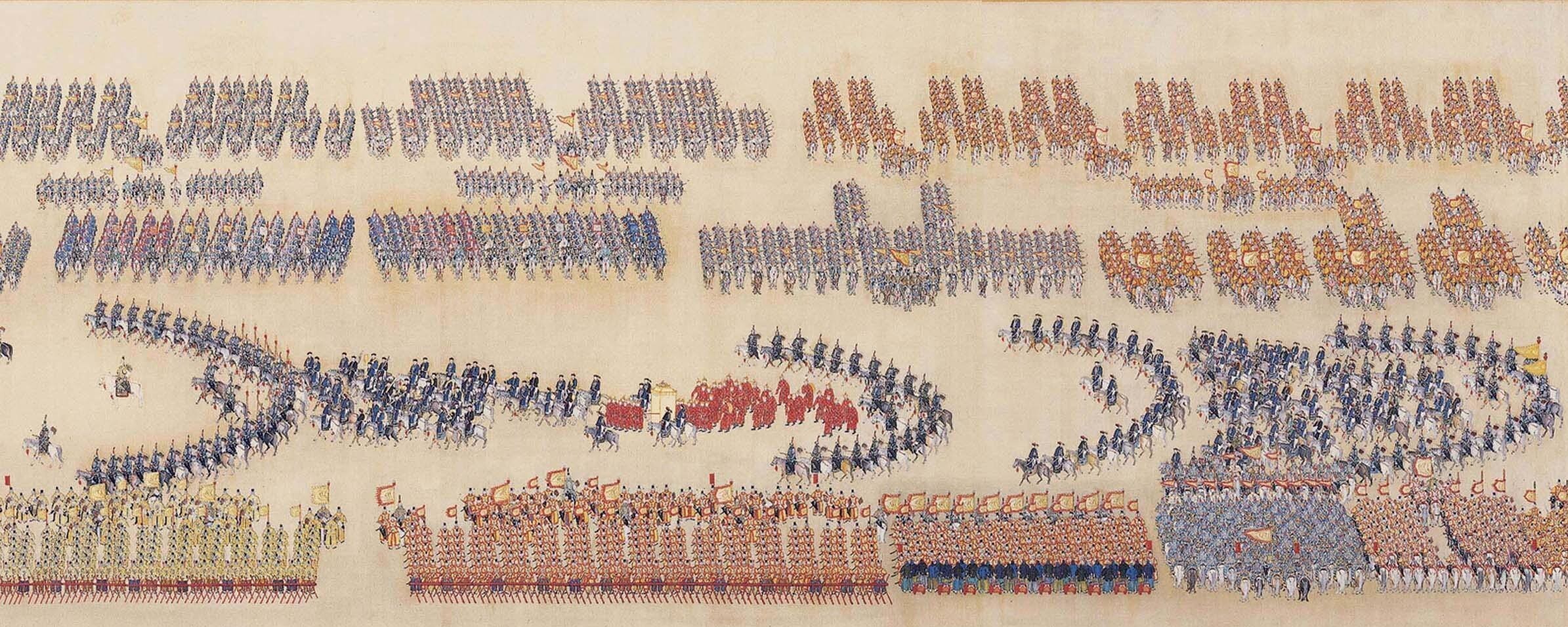 清军步兵图片