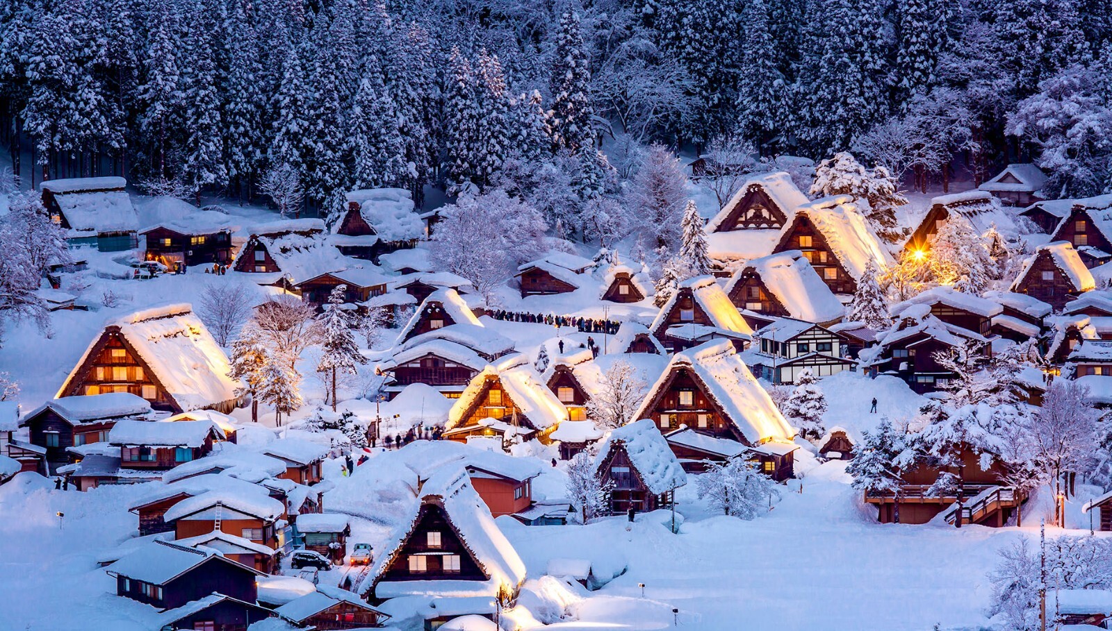 日本雪景手机壁纸图片