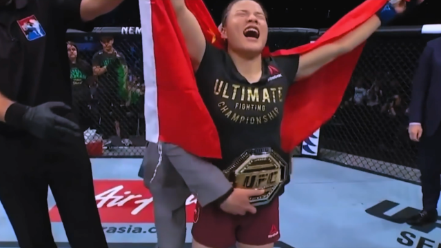 42秒ko巴西女拳王ufc首个中国冠军张伟丽