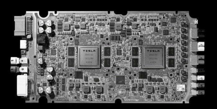 特斯拉fsd4.0芯片图片