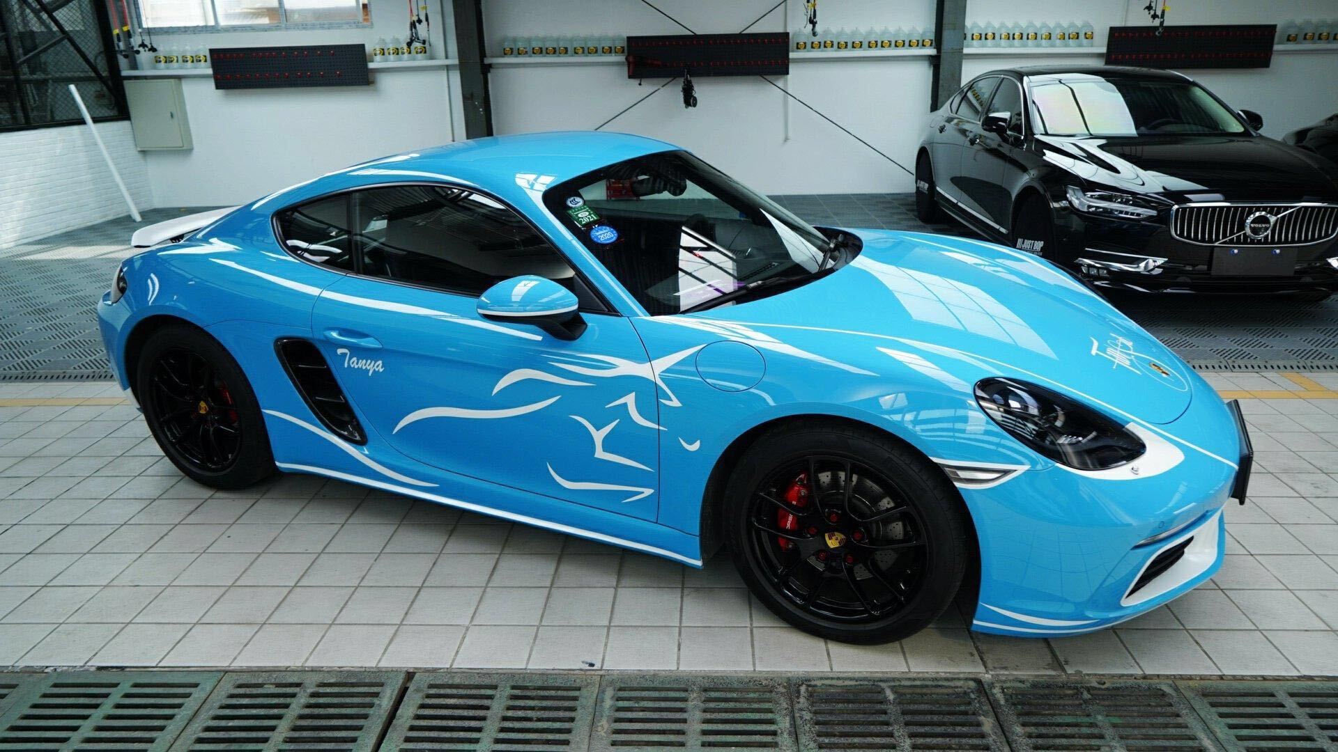 保时捷汽车改色私人定制拉花系列图集__凤凰网