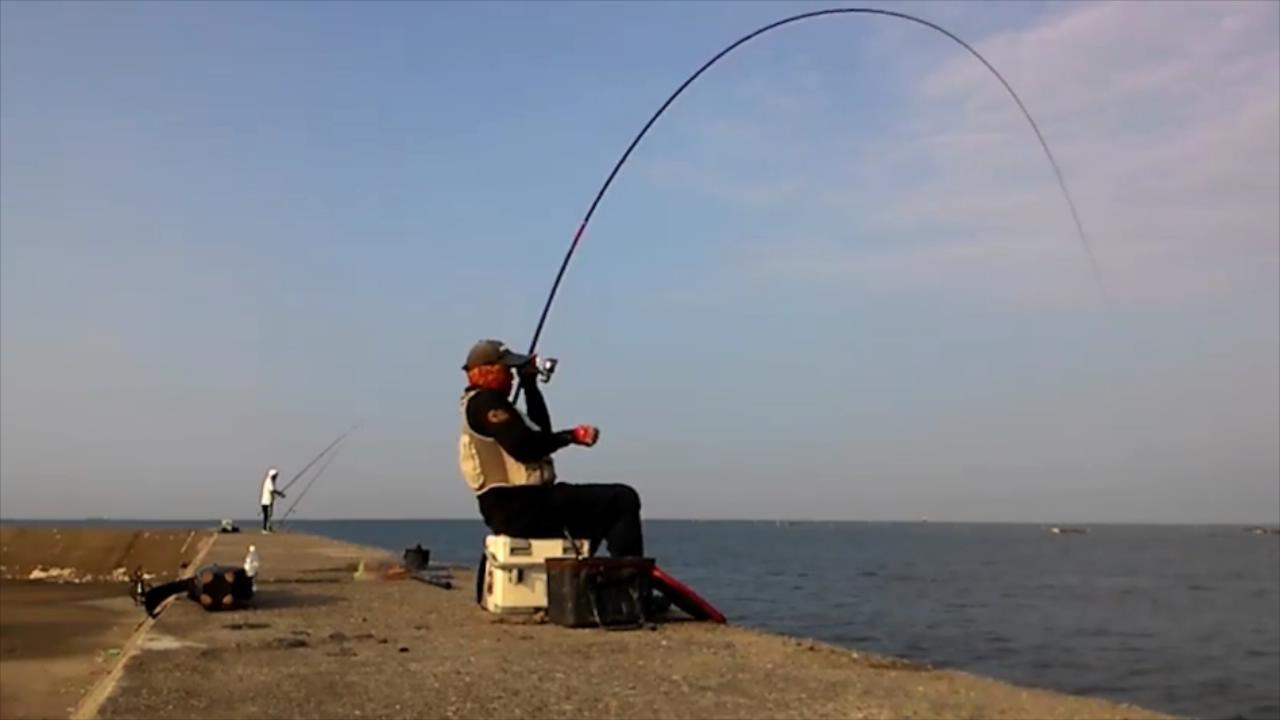 釣魚人戰大牛屎,這魚竿彎曲弧度,看著過癮_鳳凰網視頻_鳳凰網