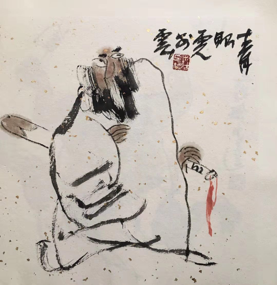 老米大写意水浒人物__凤凰网