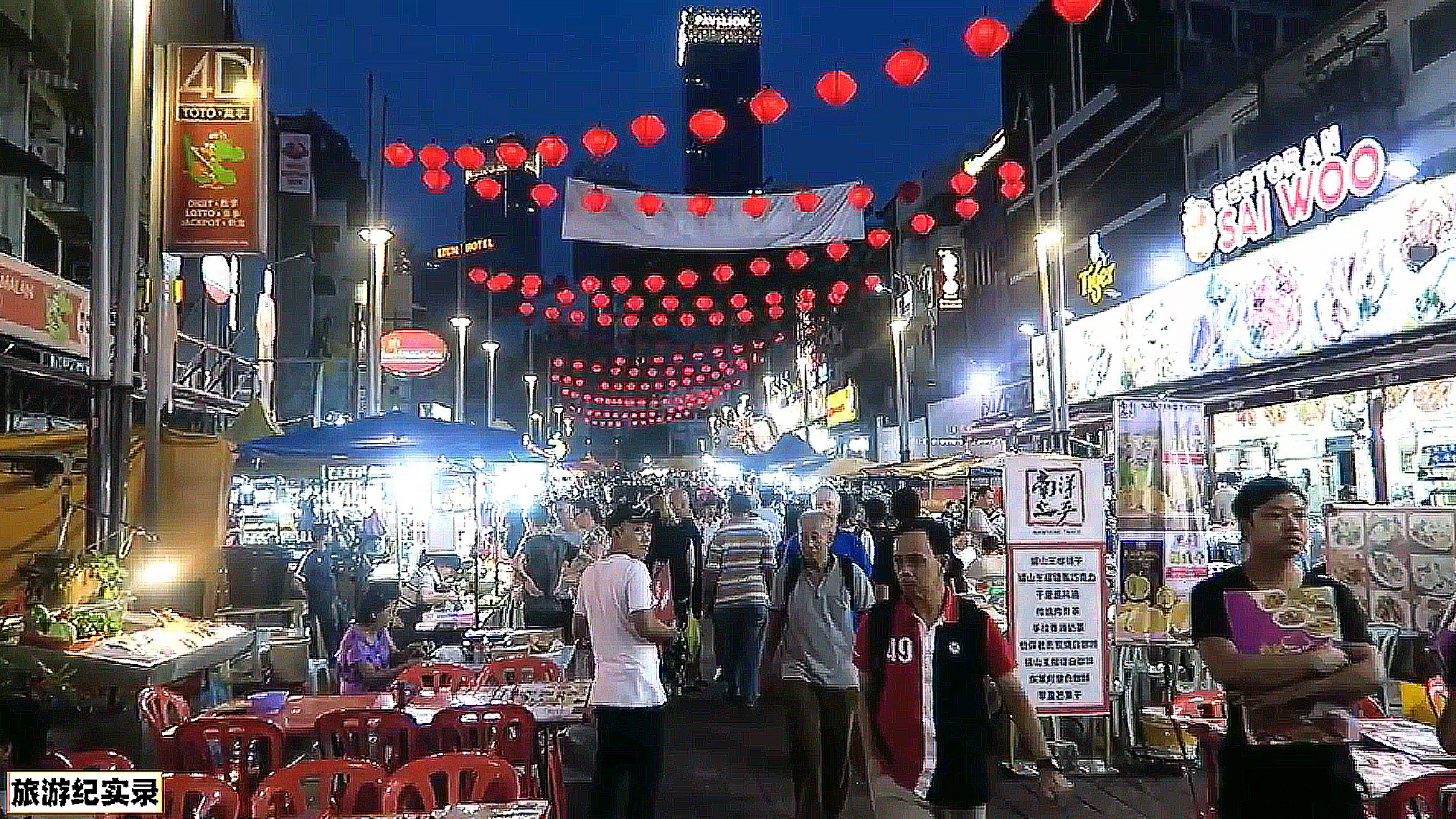 马来西亚吉隆坡亚罗路夜市自由行