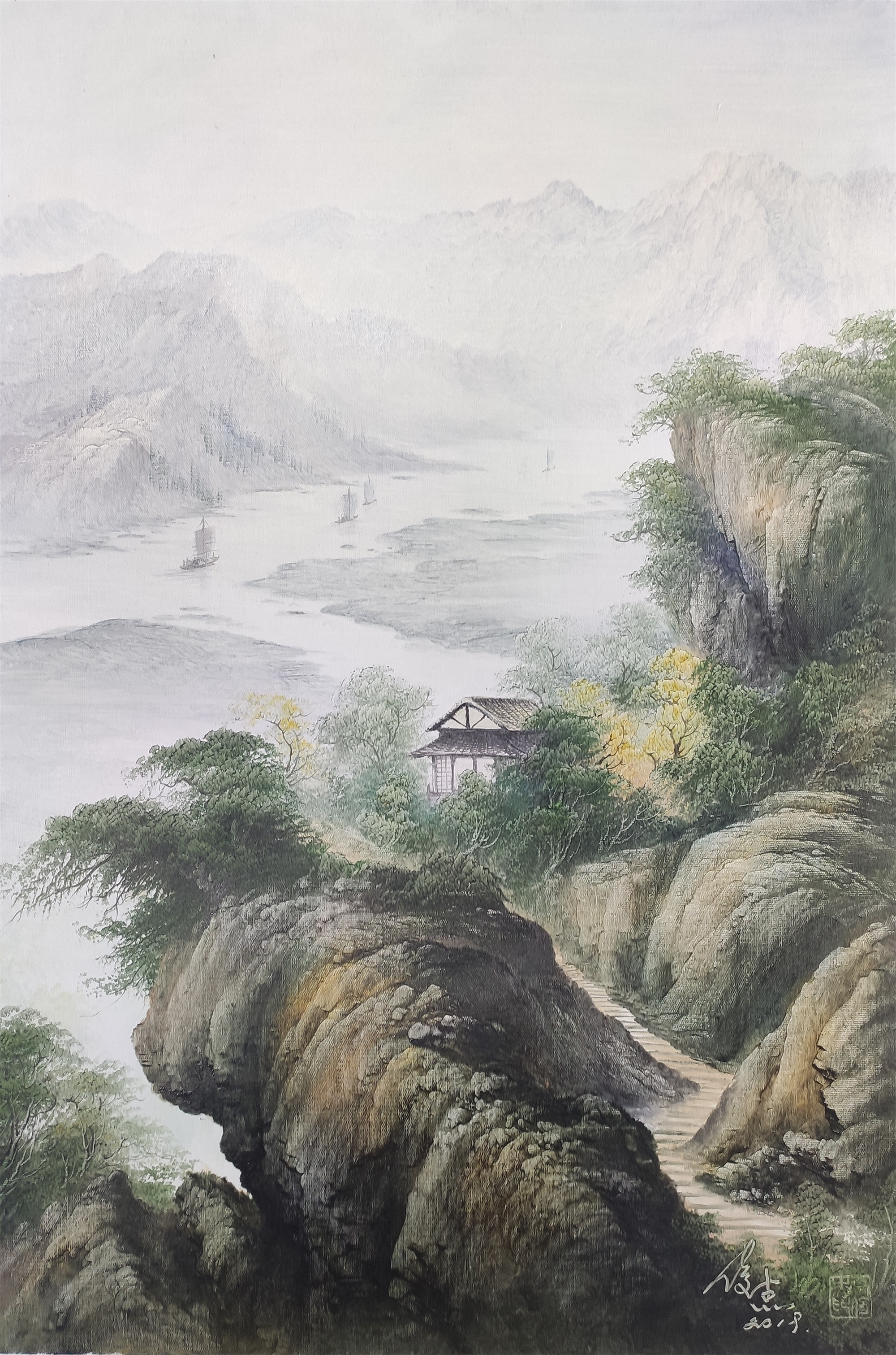 刀画山水大师作品美图集 刷新你对山水的记忆