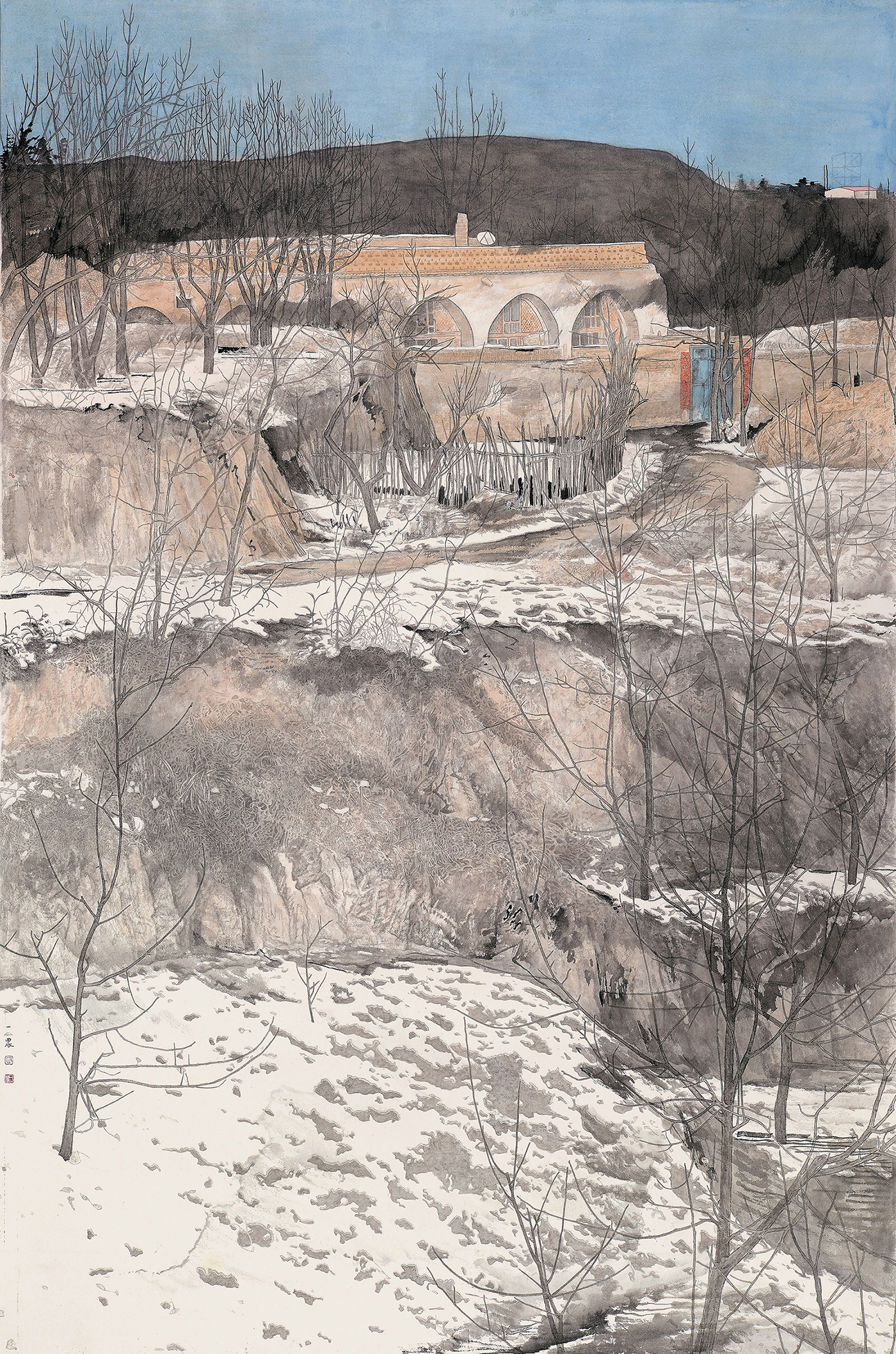 画家周一农画的是笔墨之间的意境