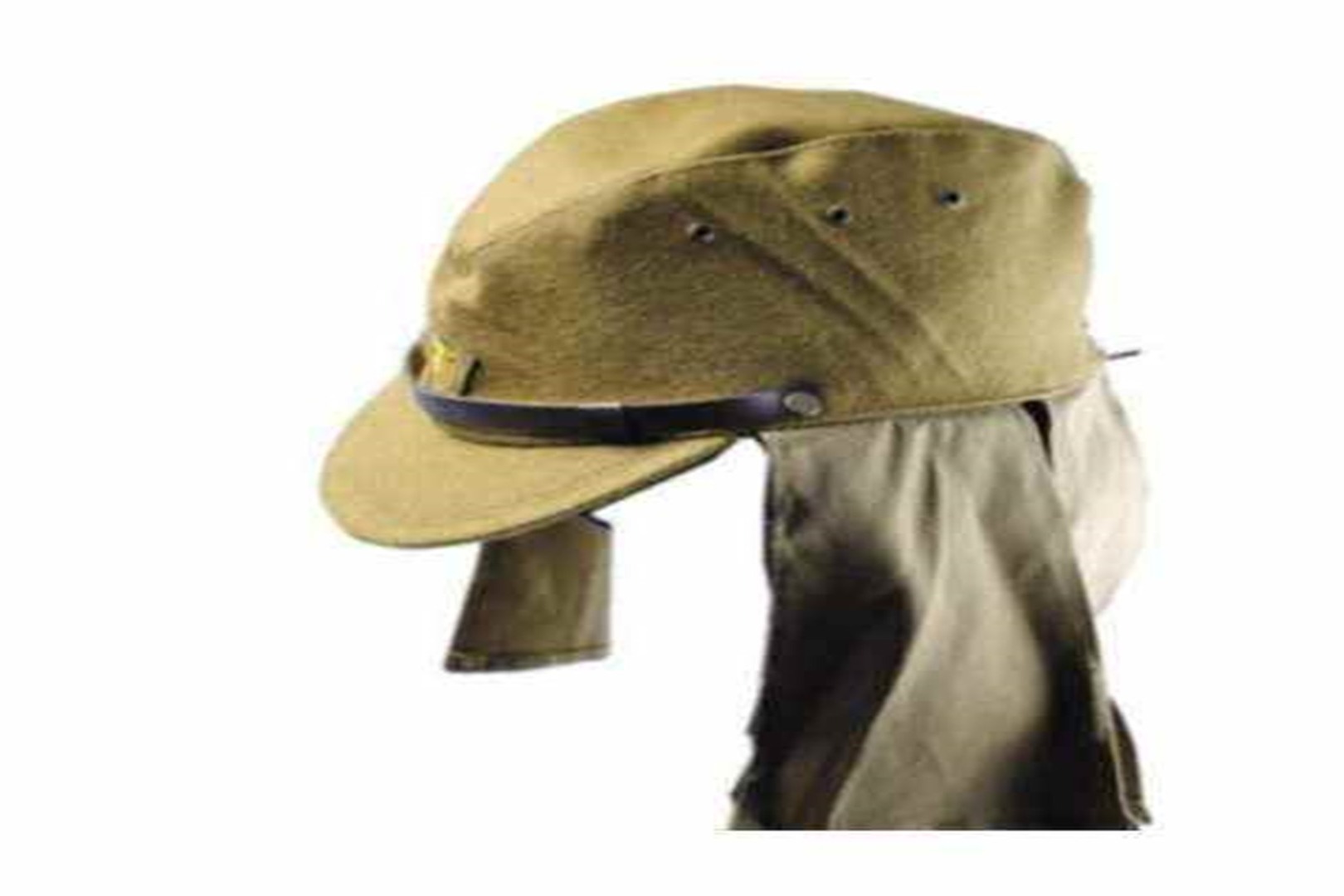 日本士兵帽子上两边的布条到底有啥作用关键时刻竟能救命