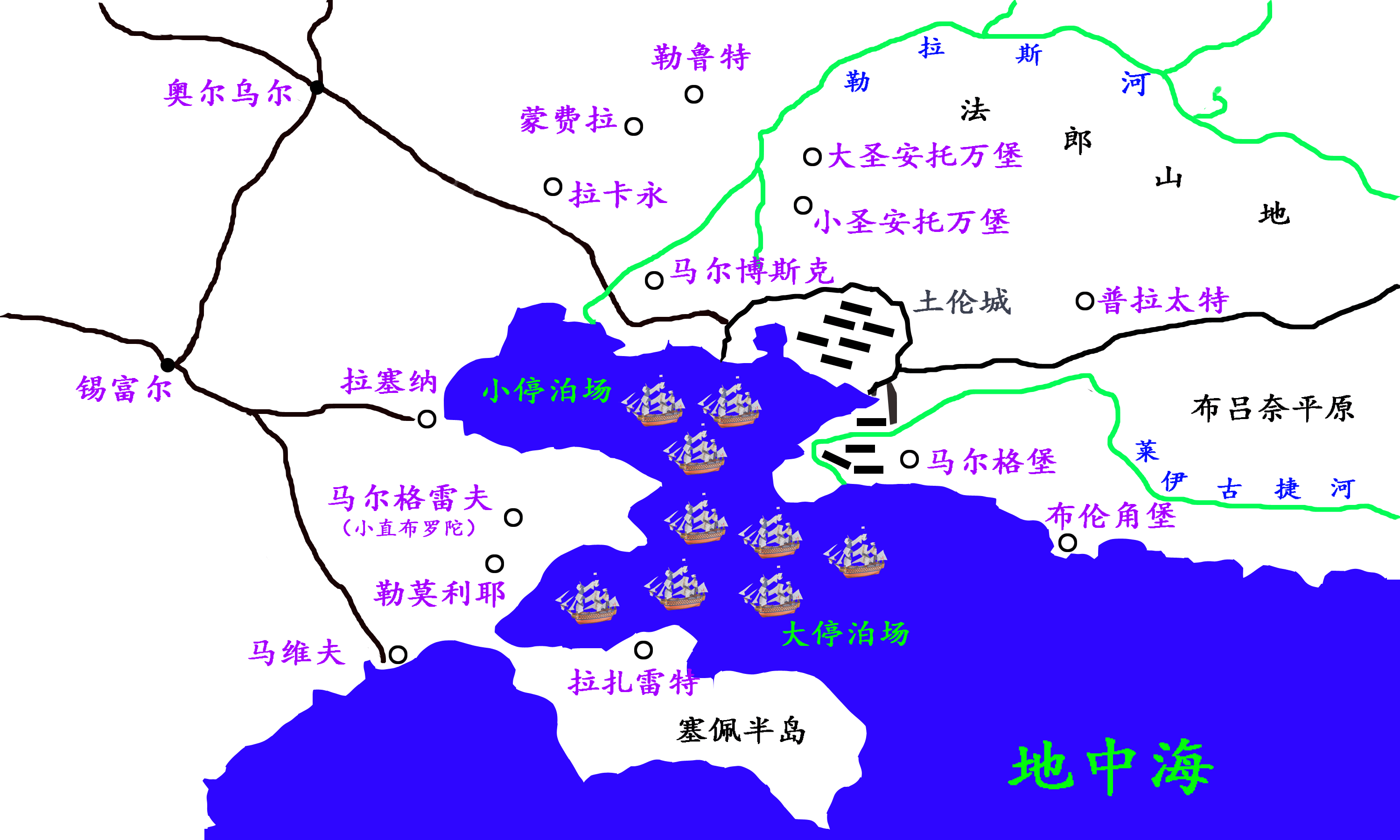 动态图解土伦战役:年轻时代的拿破仑如何一战扬名__凤凰网