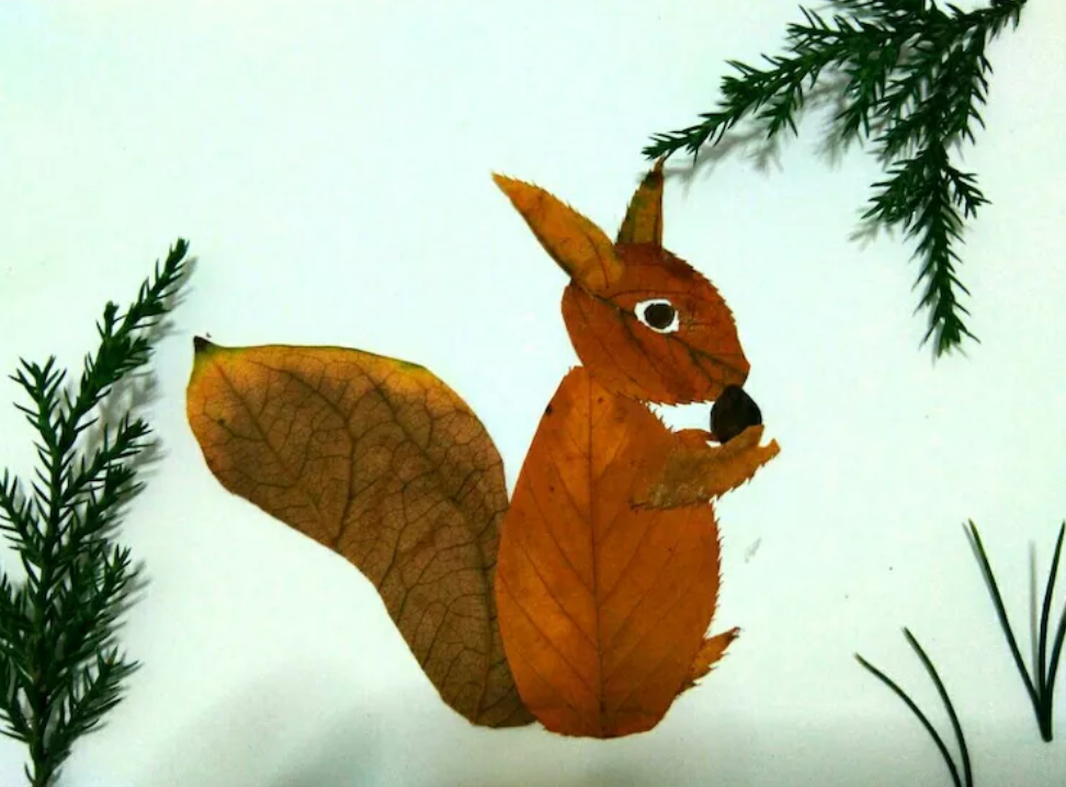 秋天的树叶很飘亮,陈兆惠老师告诉你怎样做贴画__凤凰网