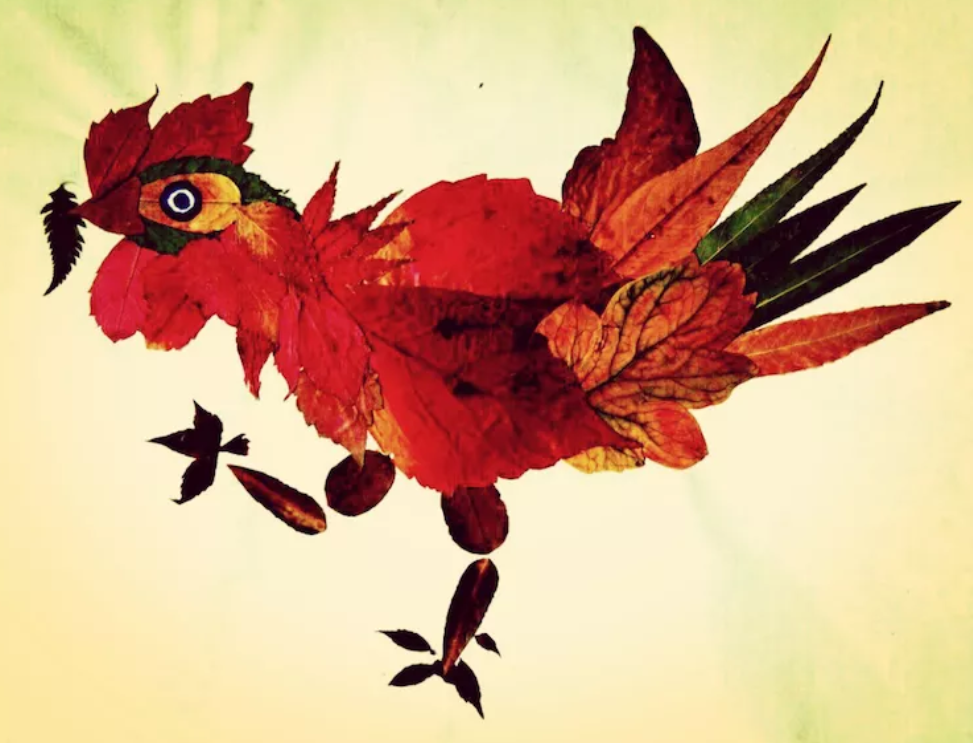 秋天的树叶很飘亮,陈兆惠老师告诉你怎样做贴画__凤凰网