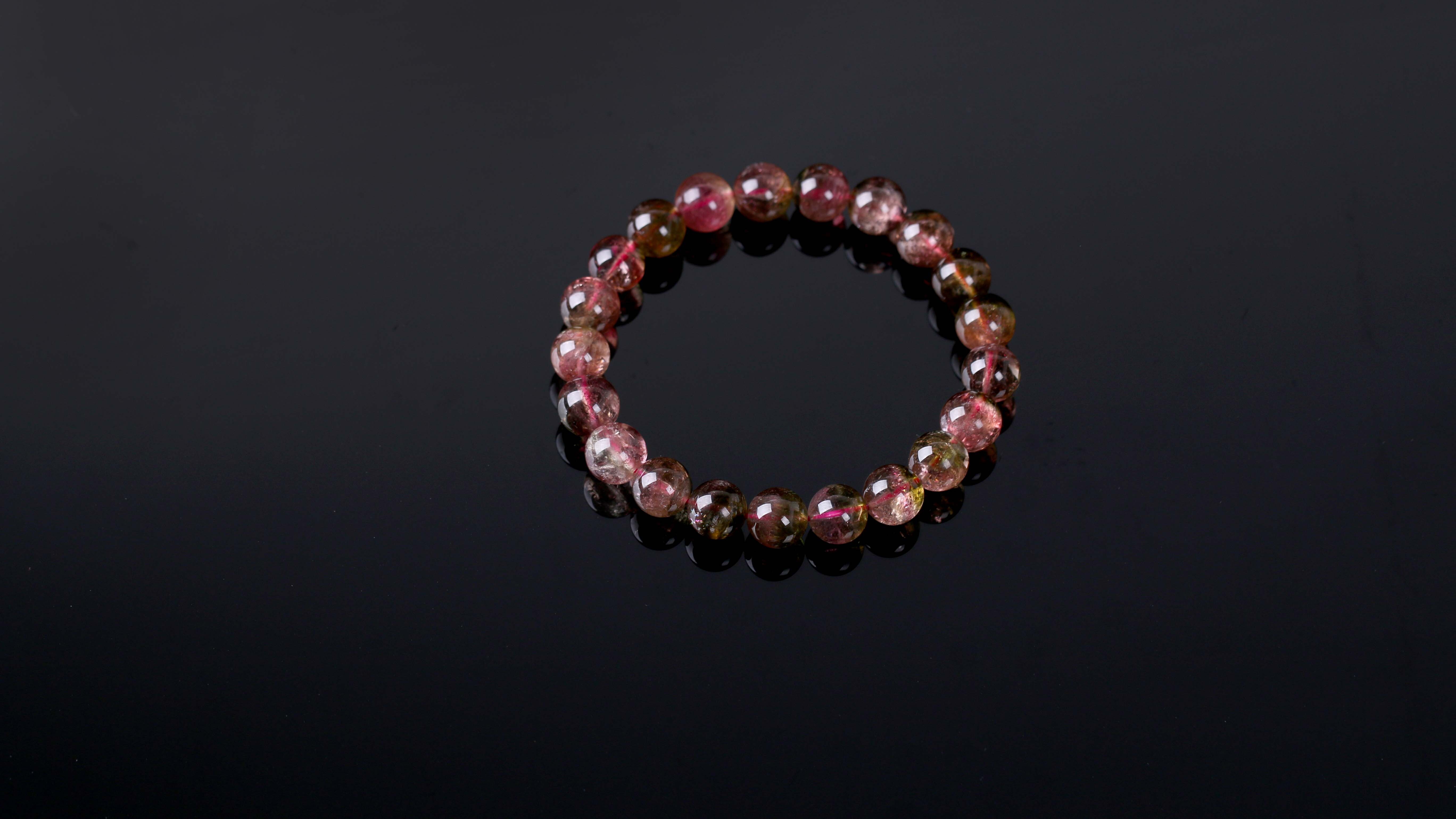 天然西瓜碧玺手链