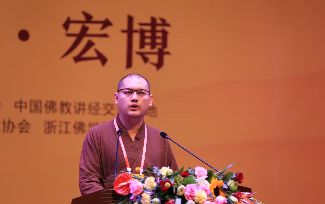 讲经现场丨寂妙法师佛陀唯一愿望便是利益众生