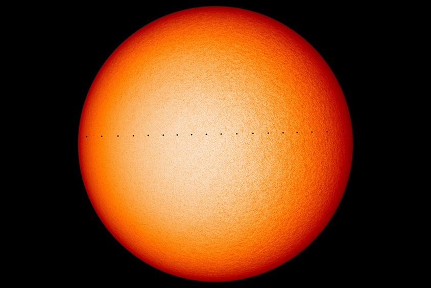 水星凌日,太陽長