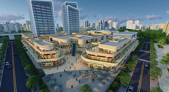 扬州大型商业综合体九久奥莱城市广场设计亮点赏析