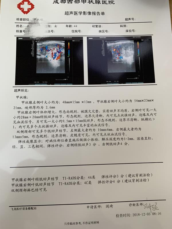 甲状腺结节超声报告到底怎么看