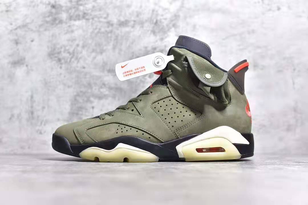 travis scott air jordan 6 aj6 ts鬼臉聯名喬丹籃球鞋真假對比__鳳凰