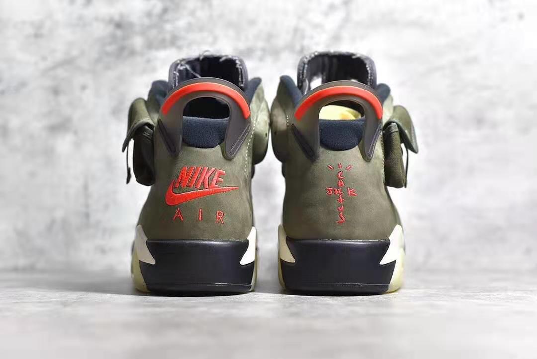 travis scott air jordan 6 aj6 ts鬼臉聯名喬丹籃球鞋真假對比__鳳凰