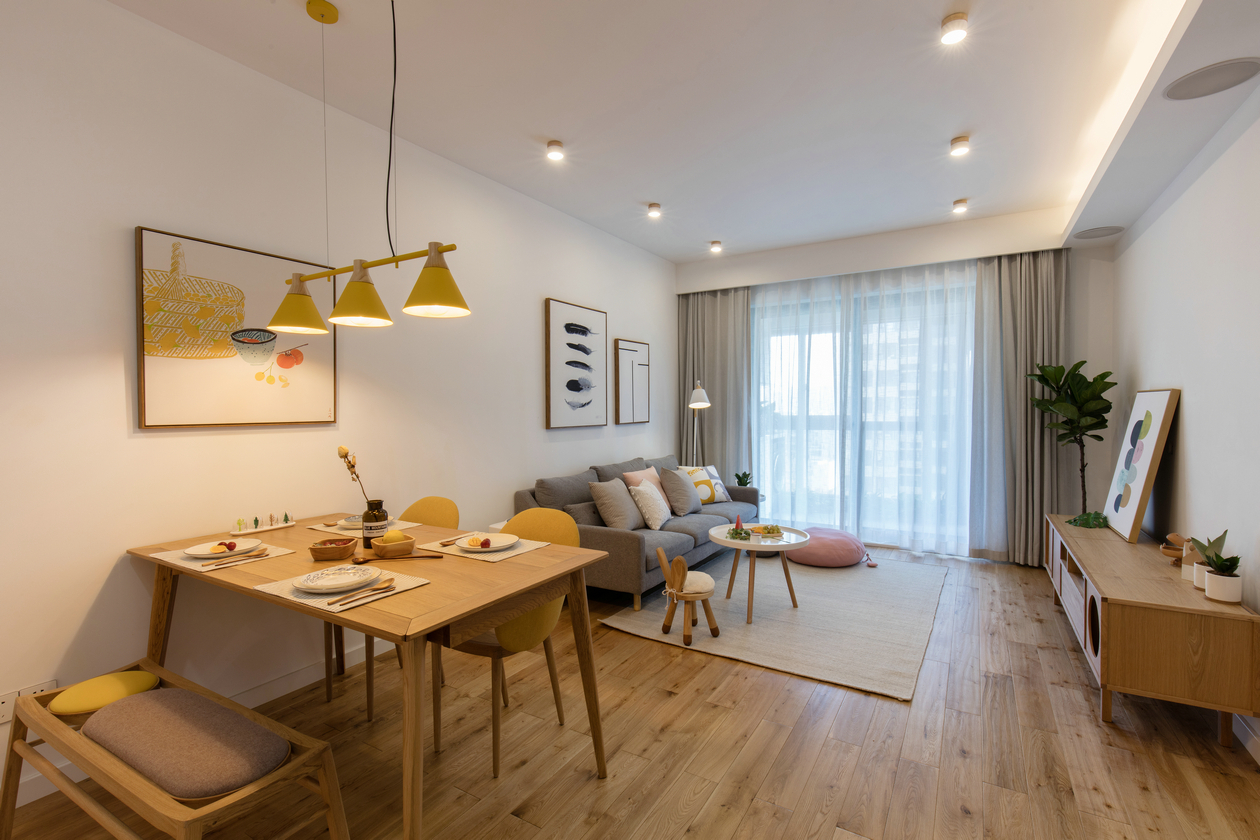 成都90㎡北欧混日式装修,总造价36万,效果挺好的哟