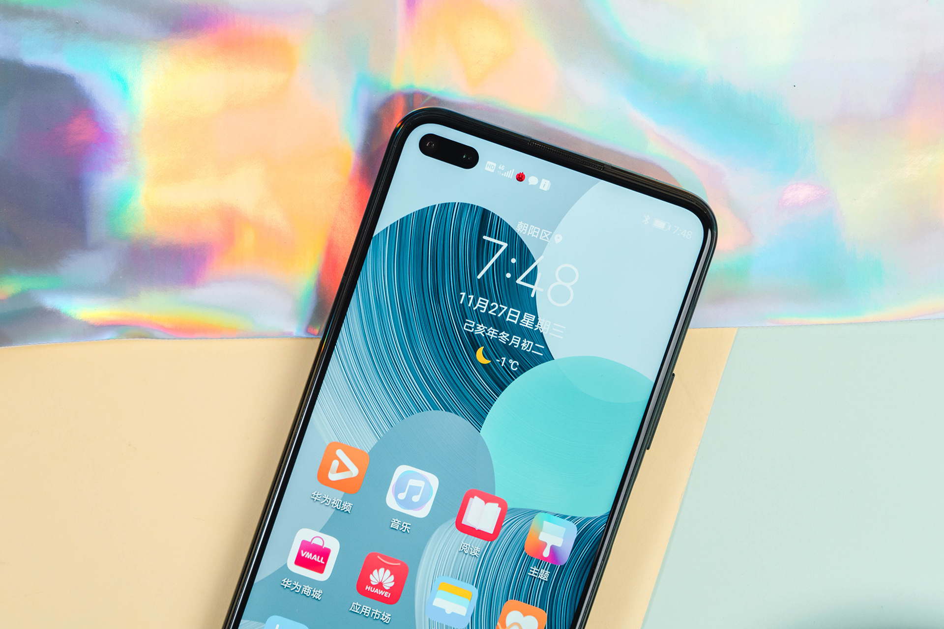 前置超广角潮流自拍旗舰huaweinova65g图赏