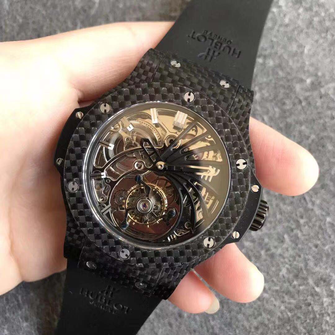 什么样的手表最具观赏性恒宝宇舶hublot大爆炸系列陀飞轮腕表