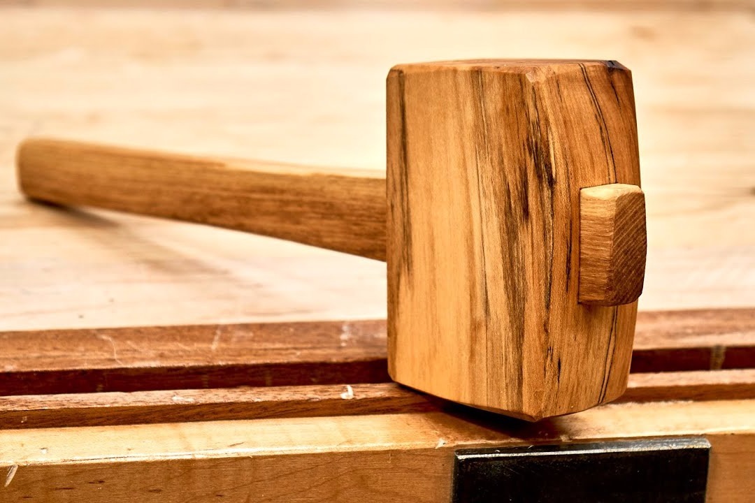 牛人精心打造一把木锤成品让我眼前一亮具备匠心精神
