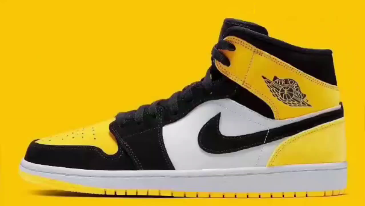 aj1mid黑黄脚趾好看不贵真的ok