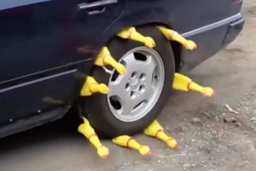 鸡 泥 轮胎 煤炭 猜一成语_轮胎图片卡通(3)