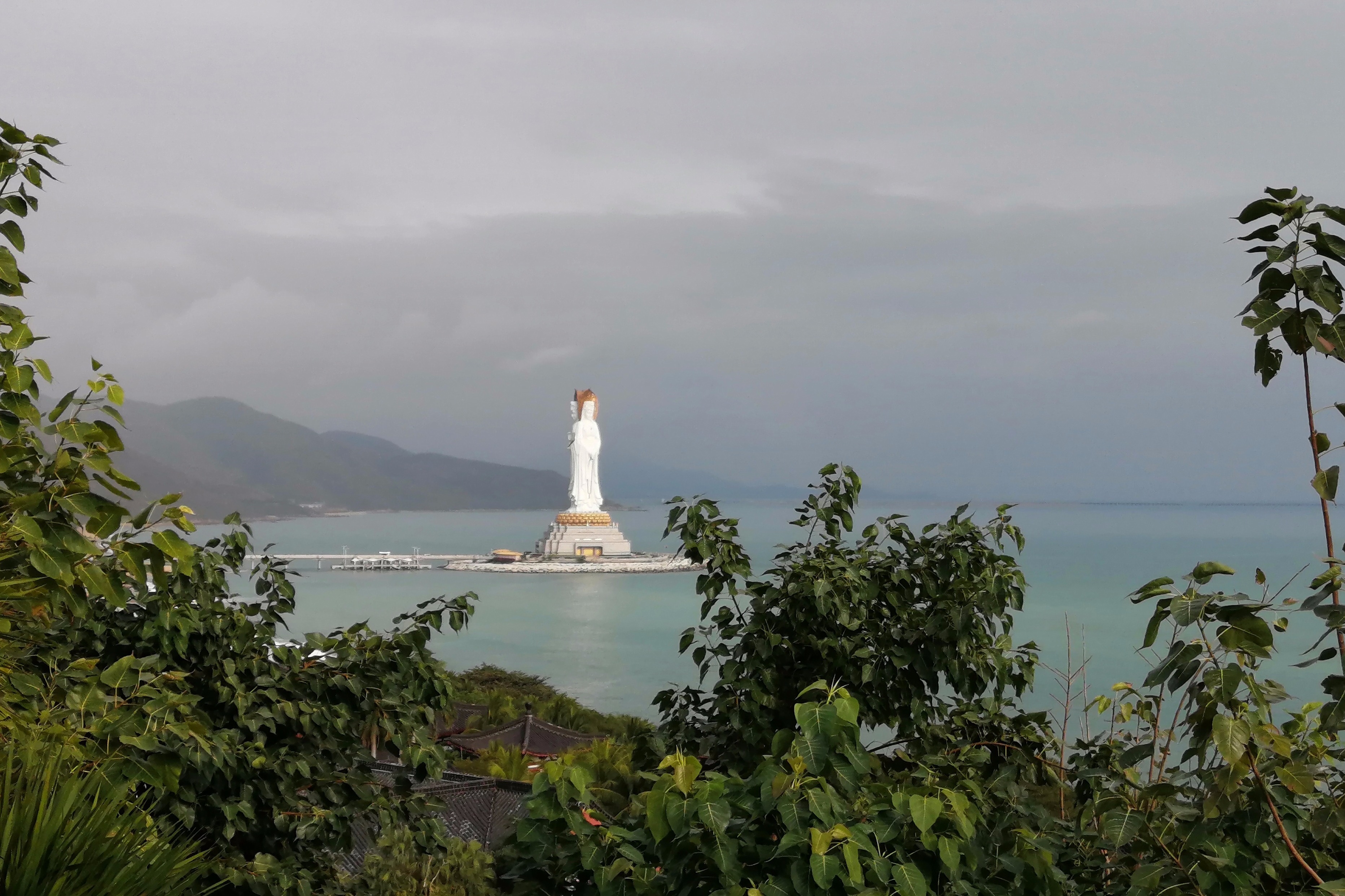 最美海南三亚南海观音