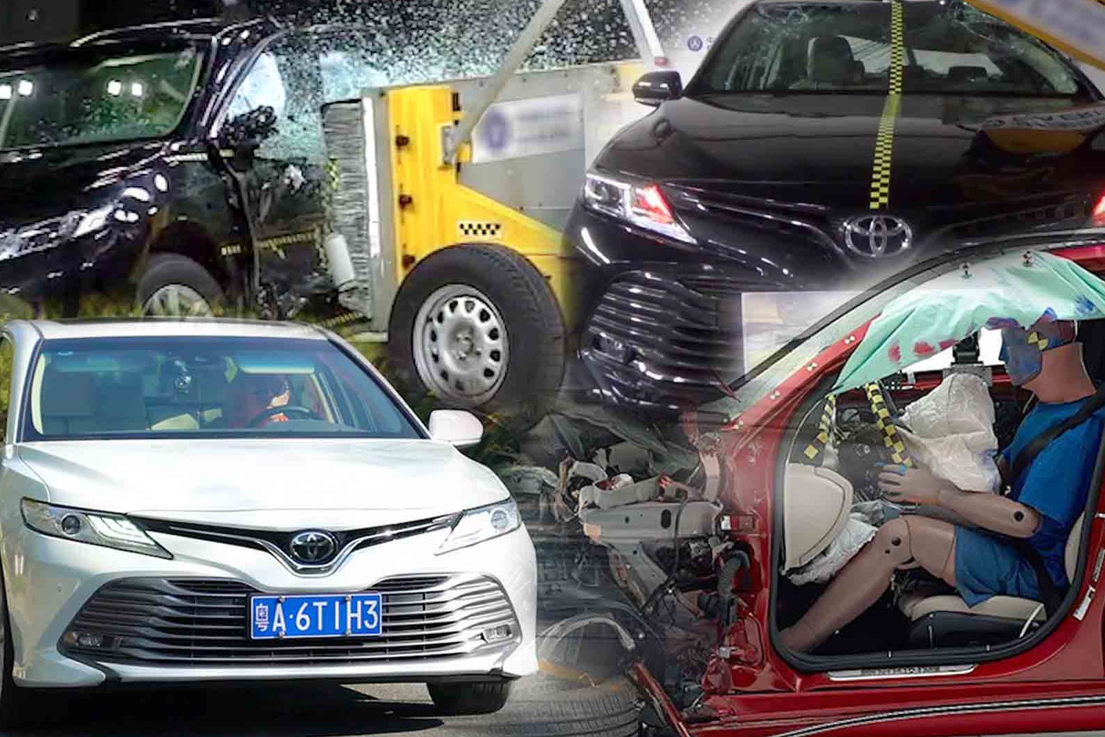 难能可贵的中外如一凯美瑞ciasi中保研碰撞测试解析上