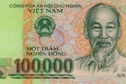 10万越南盾30元人民币