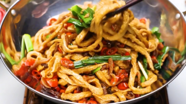 千叶豆腐的做法，只需简单几步，口感鲜香味道好