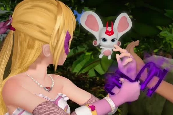 爱精灵乐吉儿和小风被黑魔法线绑在一起,就连魔法箱都用不了了