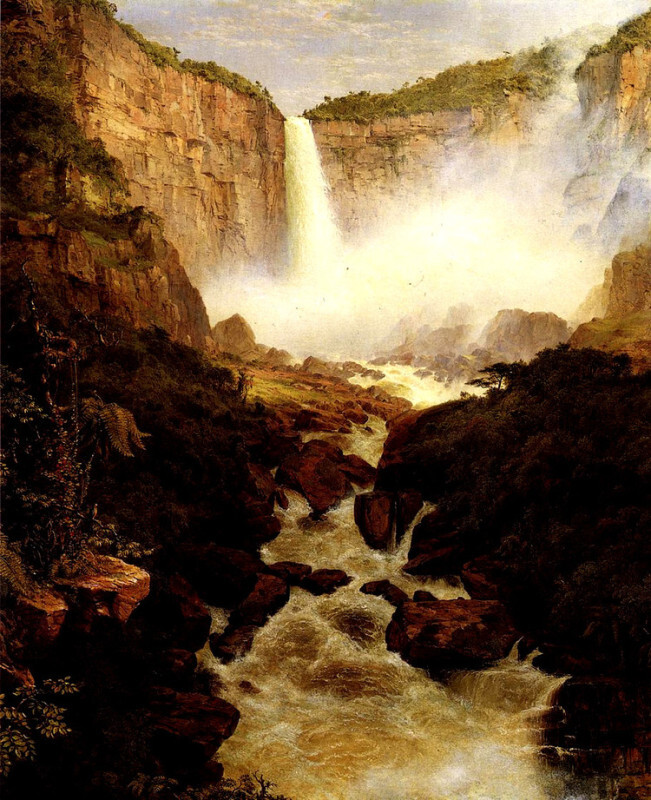 美国画家弗雷德里克·埃德温·丘奇Frederic Edwin Church 作品欣赏__凤凰网