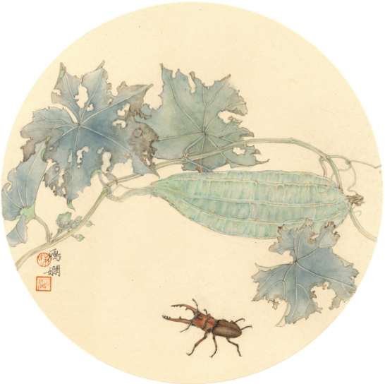 丹青蕴春华61书画贺新春朱雁娴作品赏析