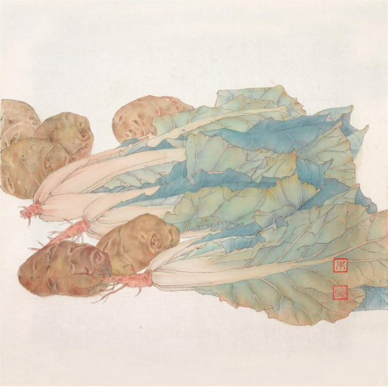 丹青蕴春华61书画贺新春朱雁娴作品赏析