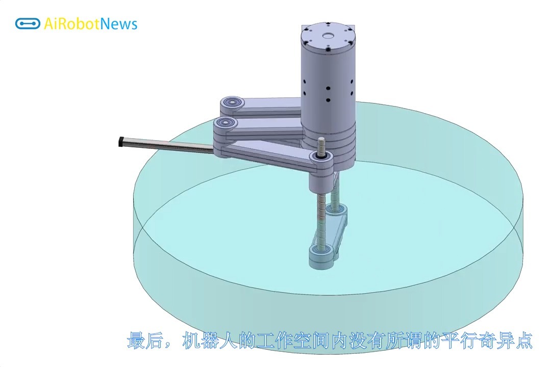 新型SCARA并联机器人-具有完全圆柱形的工作空间